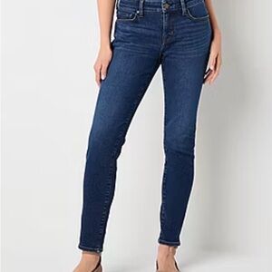 Arizona Jean Company Women's Dark Blue Skinny Jeans